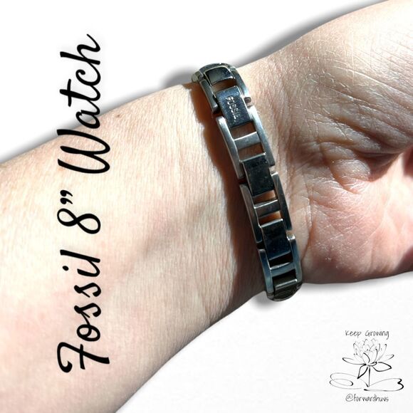 Fossil Silver Tone Watch with 2 Extensions - Picture 4 of 9